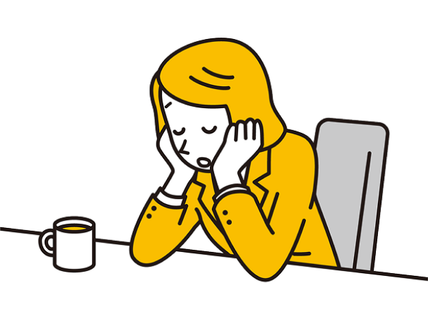 DV被害者のイラスト